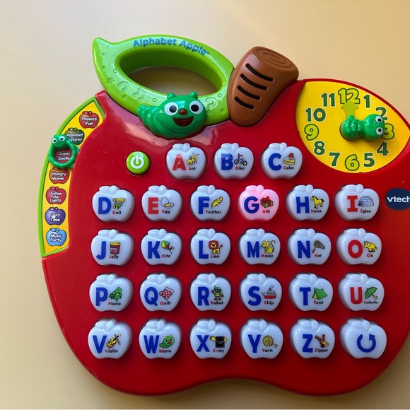 Vtech Alphabet Apple ABC Learning Red - Picture 4 of 10